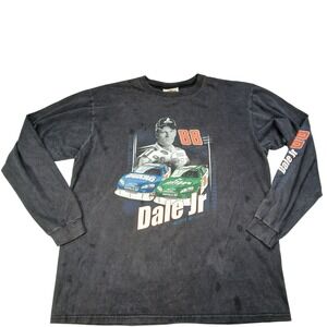 Winners Circle NASCAR Dale Earnhardt Jr 88 Long Sl T-Shirt Mens XL Black Racing